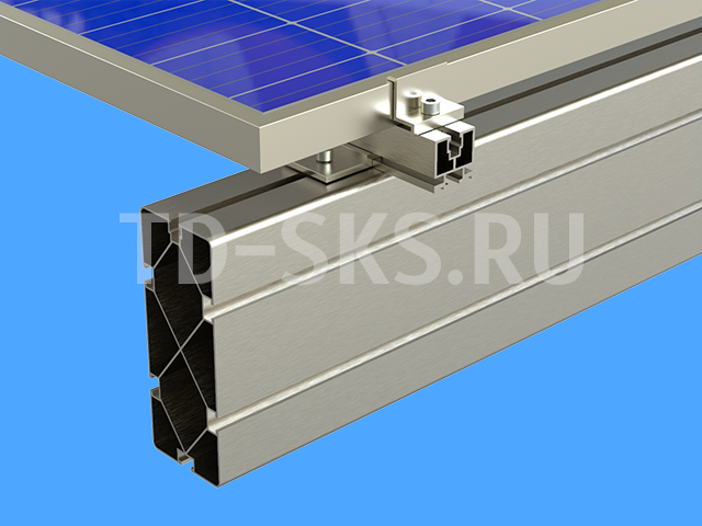 Профиль для солнечных панелей DS-Strong 200 монтаж
